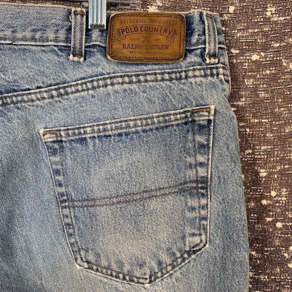 Vintage Polo Country Ralph Lauren‎ Denim Jeans Straight Leg USA Men's 40x34